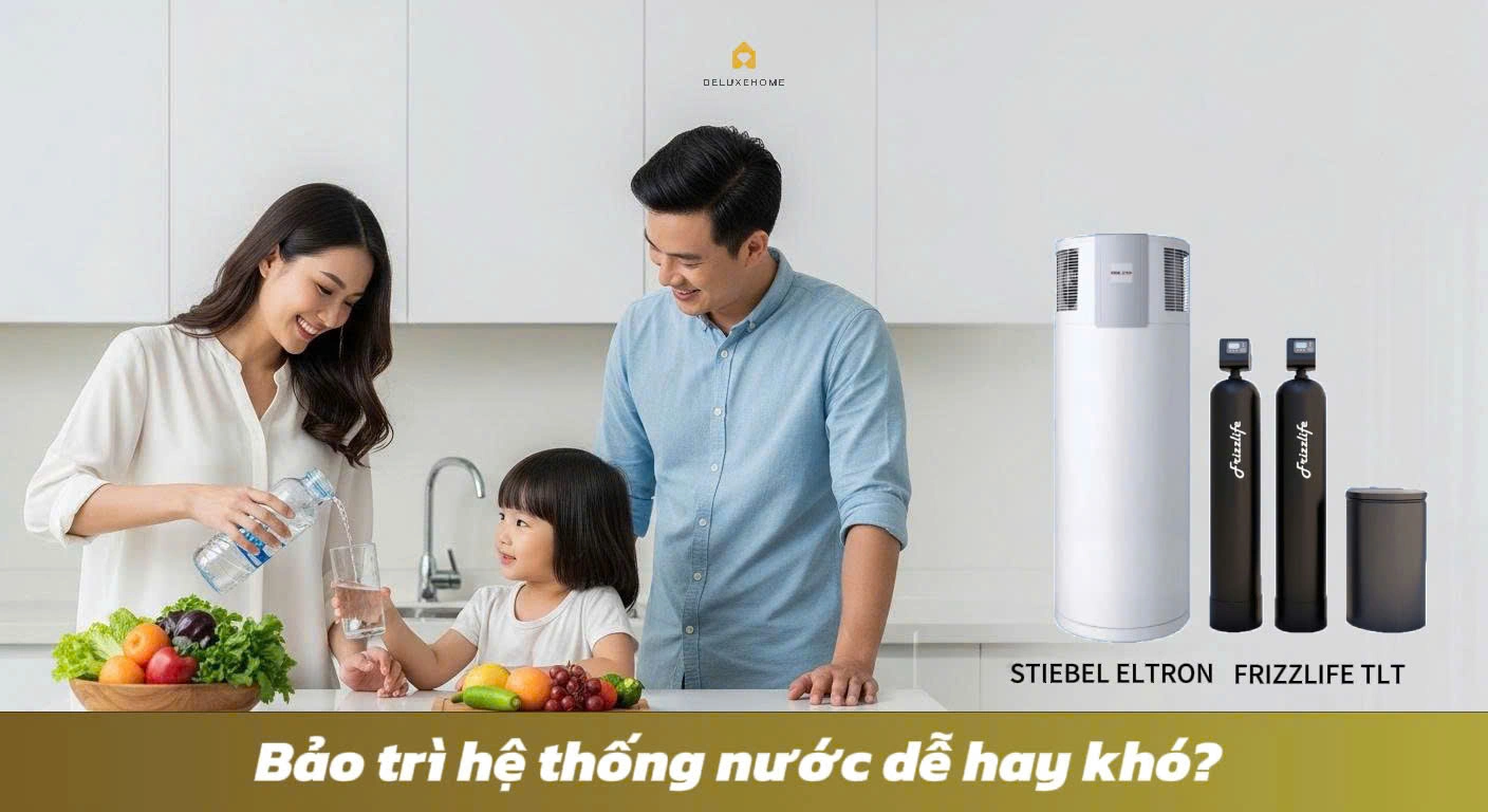 Bảo trì hệ thống nước: dễ hay khó? – Trải nghiệm từ Deluxe Home