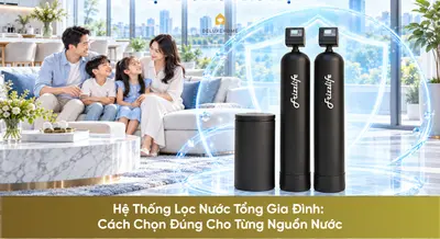 Hệ Thống Lọc Nước Tổng Gia Đình: Cách Chọn Đúng Cho Từng Nguồn Nước