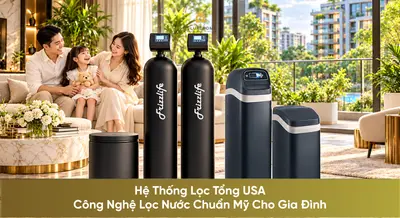 Hệ Thống Lọc Tổng USA – Công Nghệ Lọc Nước Chuẩn Mỹ Cho Gia Đình