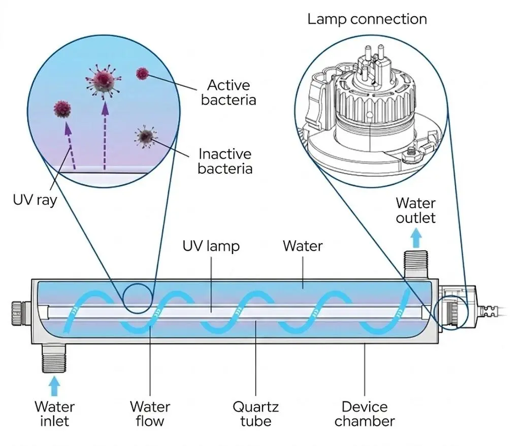 Công nghệ UV tiêu diệt vi khuẩn Coliform