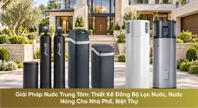 Giải Pháp Nước Trung Tâm: Thiết Kế Đồng Bộ Lọc Nước, Nước Nóng Cho Nhà Phố, Biệt Thự