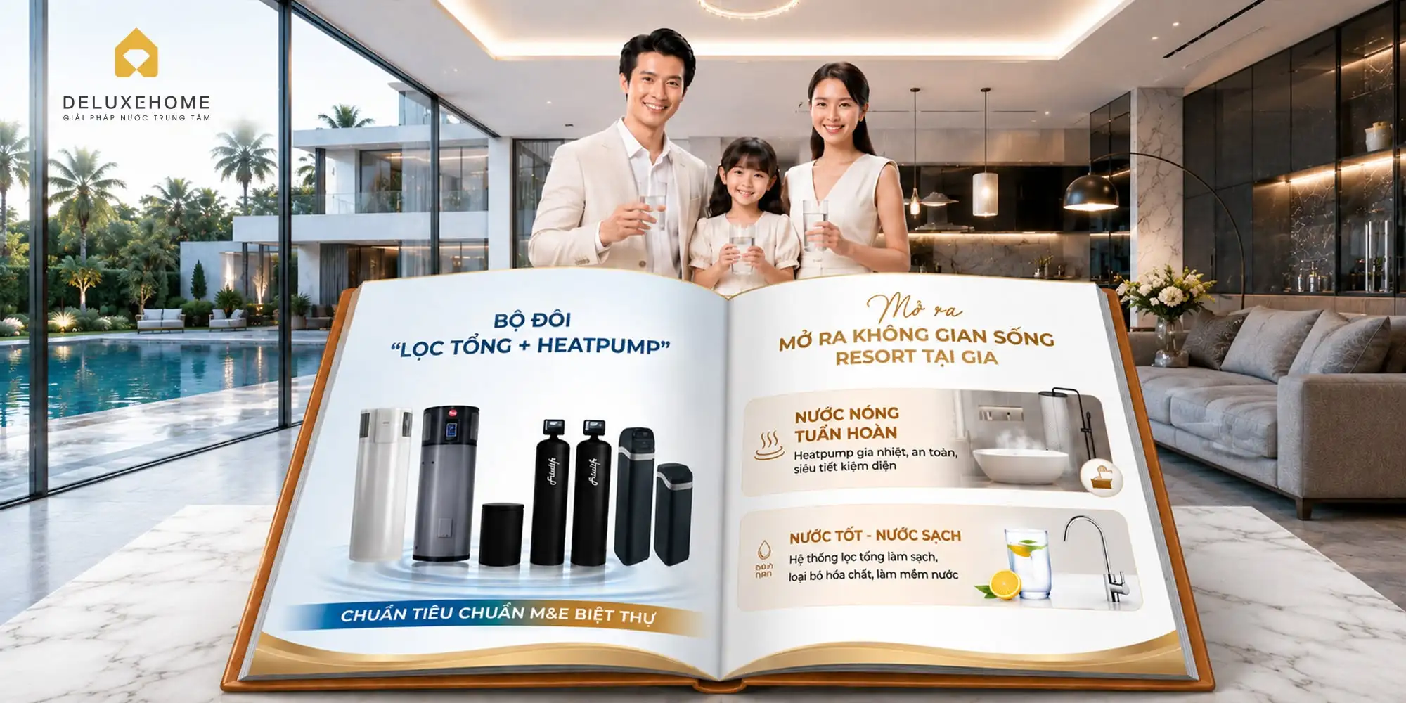 Giải pháp lọc nước tổng cho căn hộ chung cư cao cấp