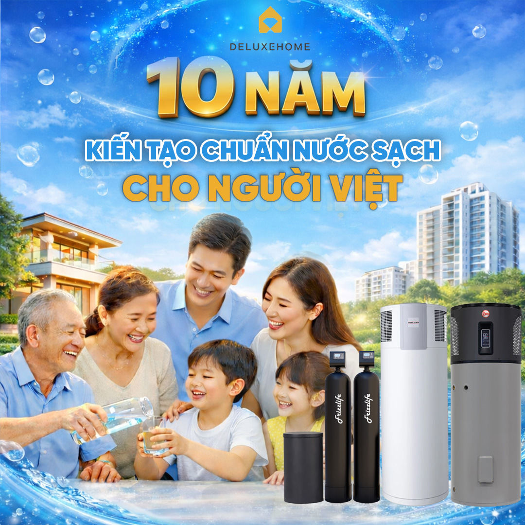 Deluxe Home - Đơn vị lắp đặt hệ thống lọc nước sinh hoạt uy tín, chính hãng