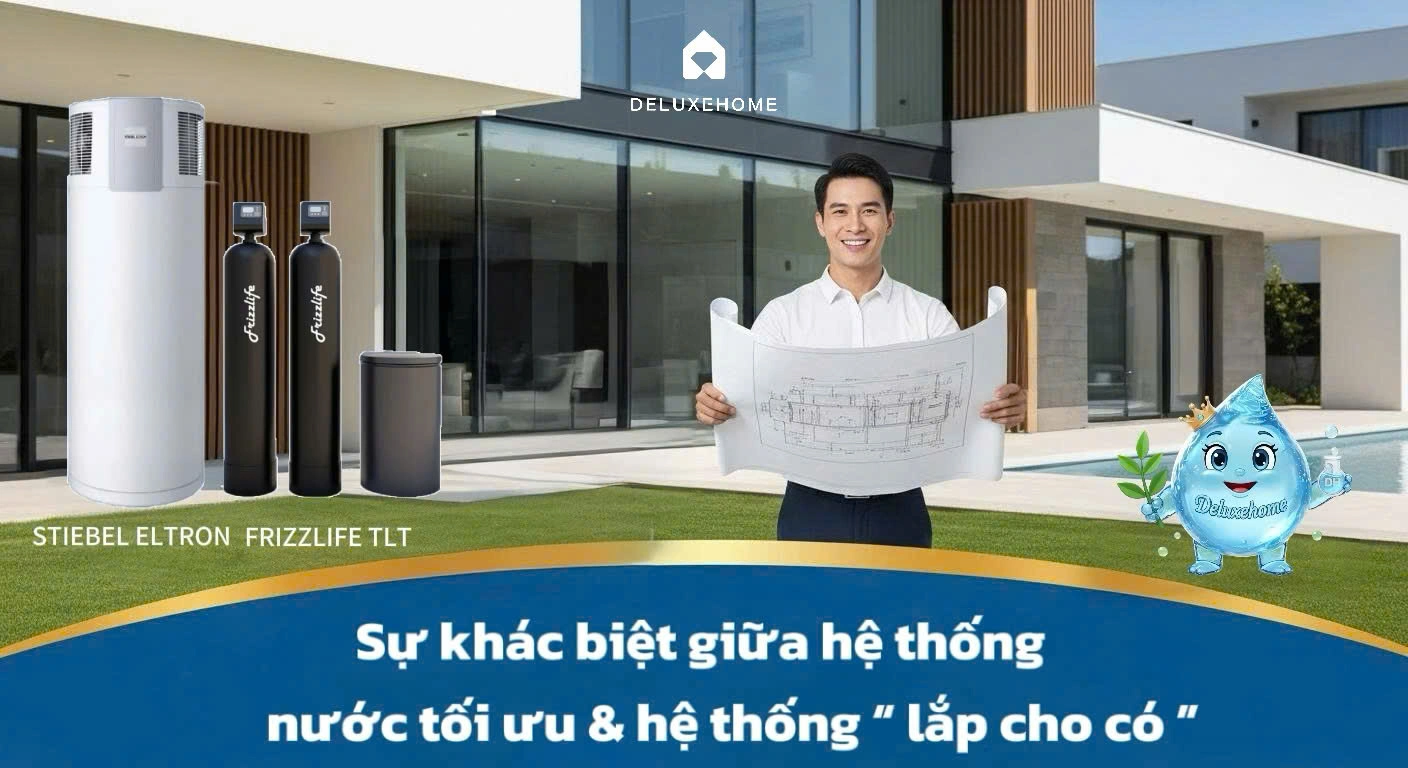 Sự khác biệt giữa hệ thống nước tối ưu & hệ thống “lắp cho có”