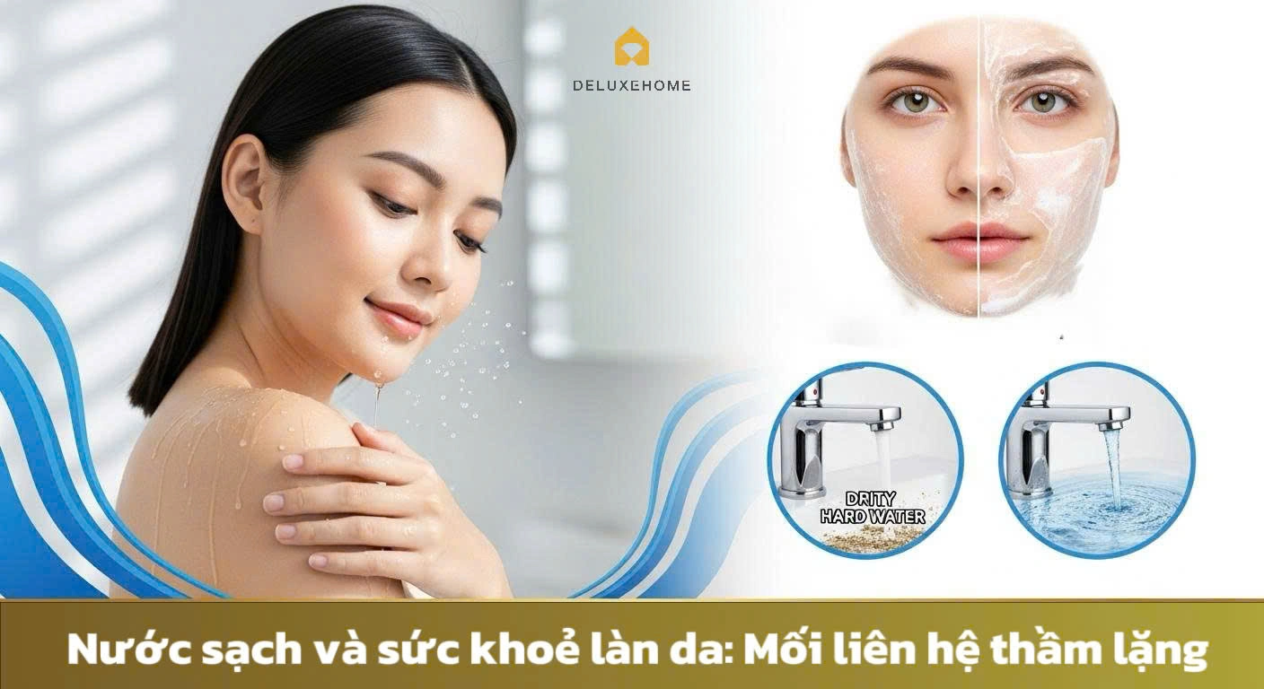 Nước sạch và sức khỏe làn da: Mối liên hệ thầm lặng mà nhiều  gia đình thường bỏ qua