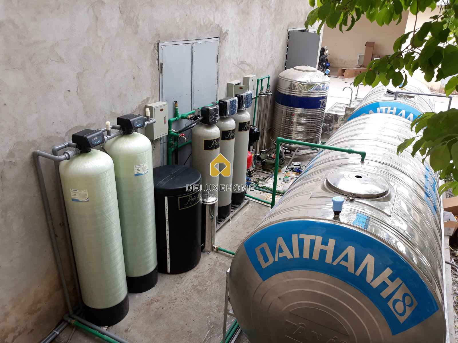 lọc tổng, hệ thống lọc tổng, lọc tổng trung tâm, lâu đài Thành Thắng