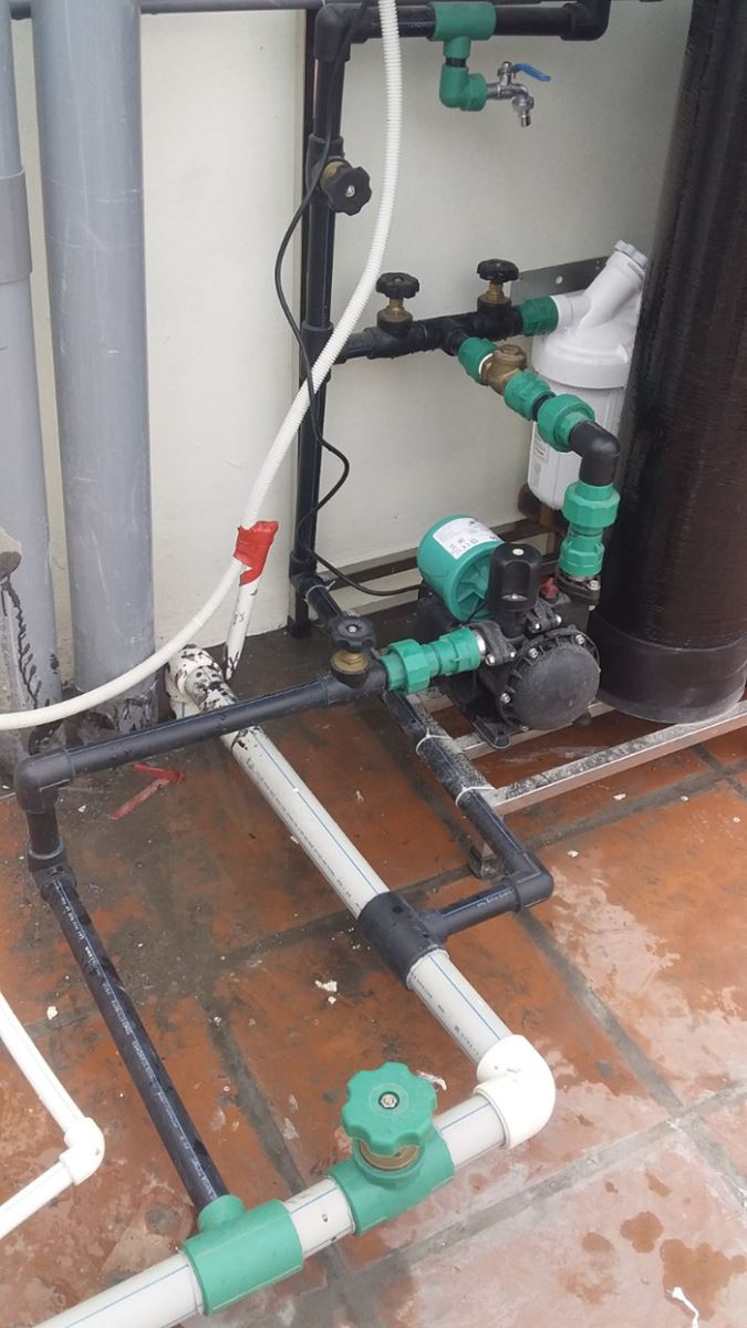 lọc tổng, hệ thống lọc tổng, lọc tổng trung tâm, Nhà liền kề chị An