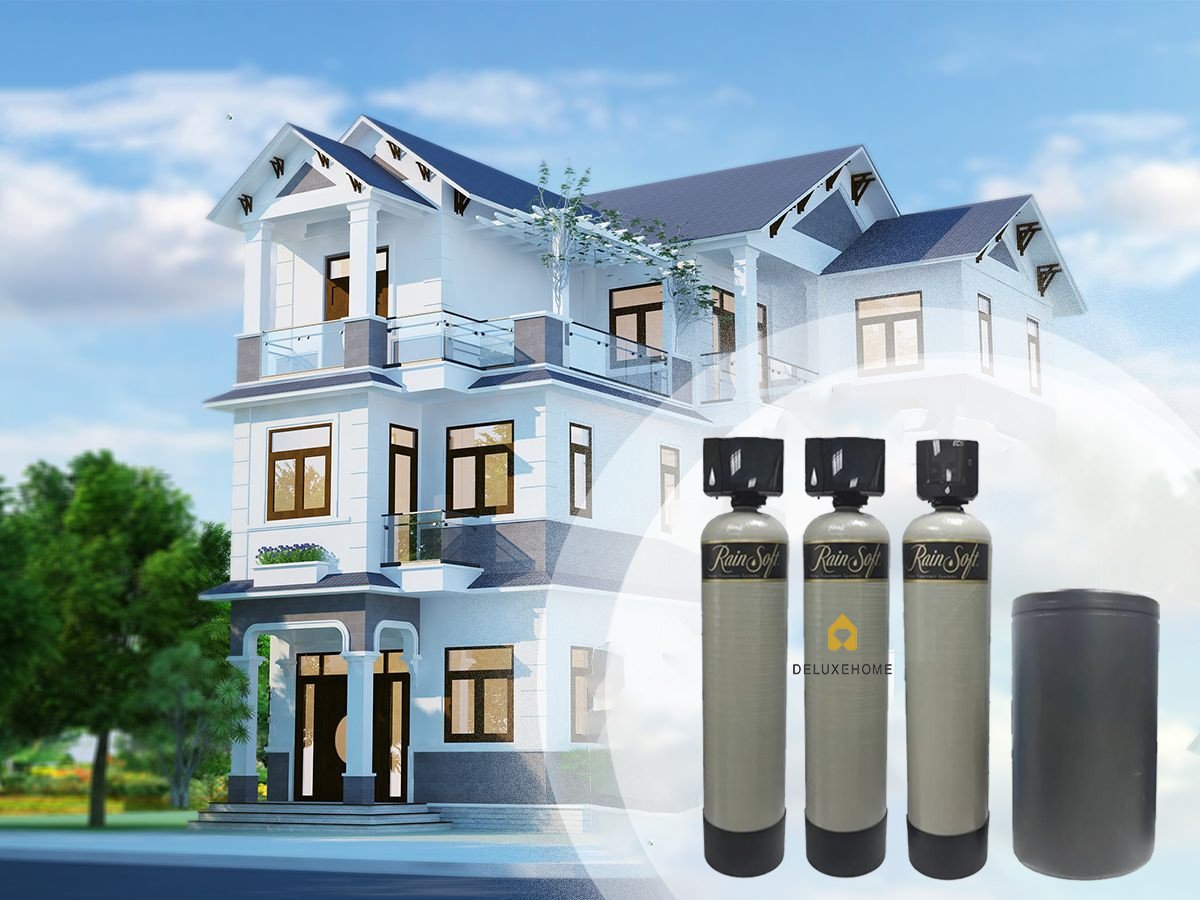 lọc tổng, hệ thống lọc tổng, lọc tổng trung tâm, nước sinh hoạt có mùi Clo