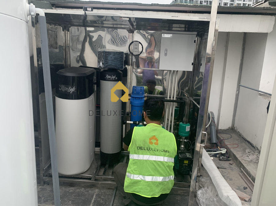 lọc tổng, hệ thống lọc tổng, lọc tổng trung tâm, biệt thự anh Huy