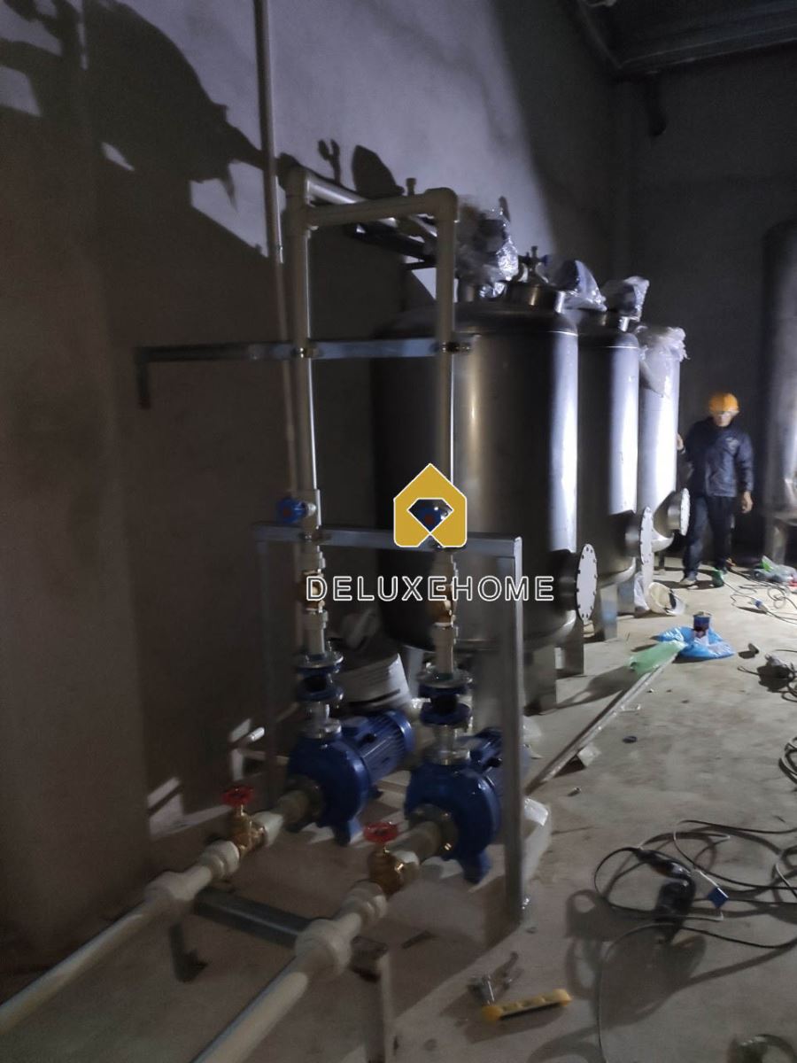 lọc tổng, hệ thống lọc tổng, lọc tổng trung tâm, Khách sạn Bắc Ninh