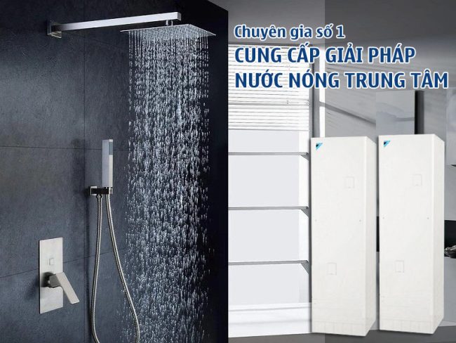 nước nóng trung tâm heatpump, heatpump đức, heatpump nhật