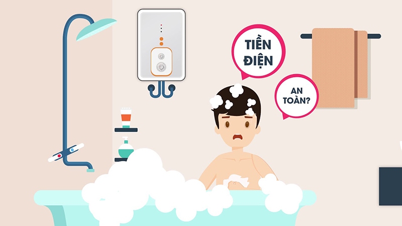 nước nóng “tiện nghi”