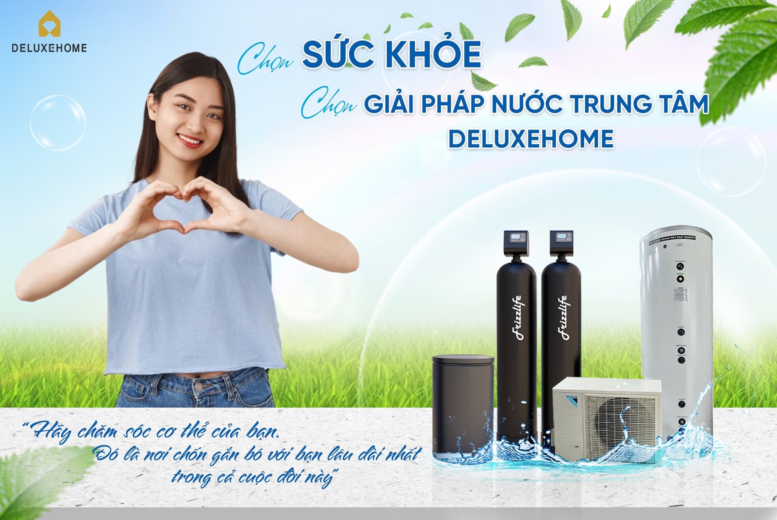 Giải pháp nước trung tâm hiện đại - Tiên phong vì đẳng cấp nhà sạch - nhà sang