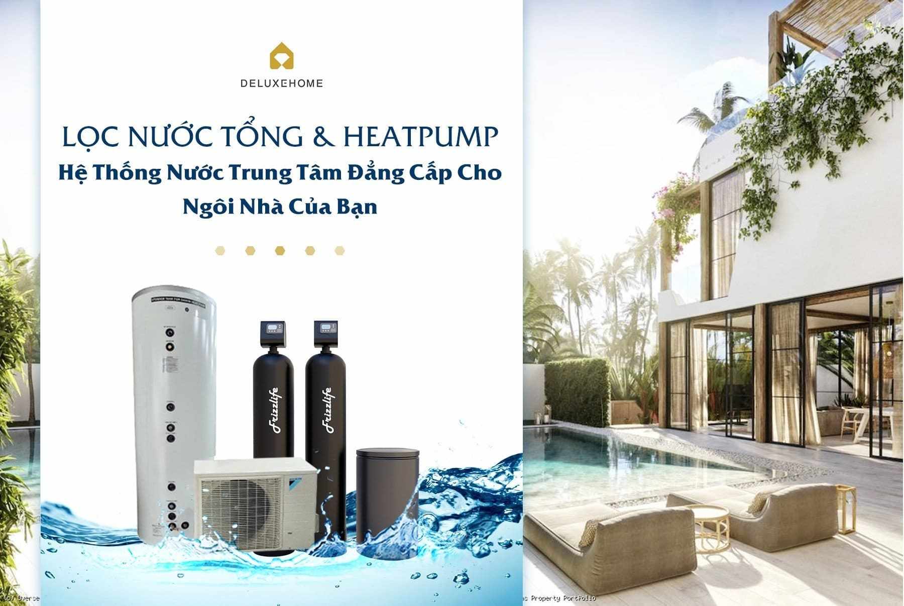 Trang hoàng không gian sống đón Tết linh đình cùng nước sinh hoạt chất lượng