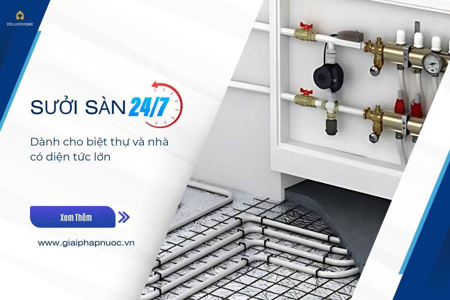 hệ thống sưởi sàn