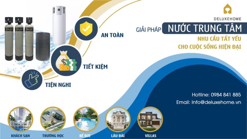 lọc tổng, hệ thống lọc tổng, lọc tổng trung tâm, nguồn nước sạch 