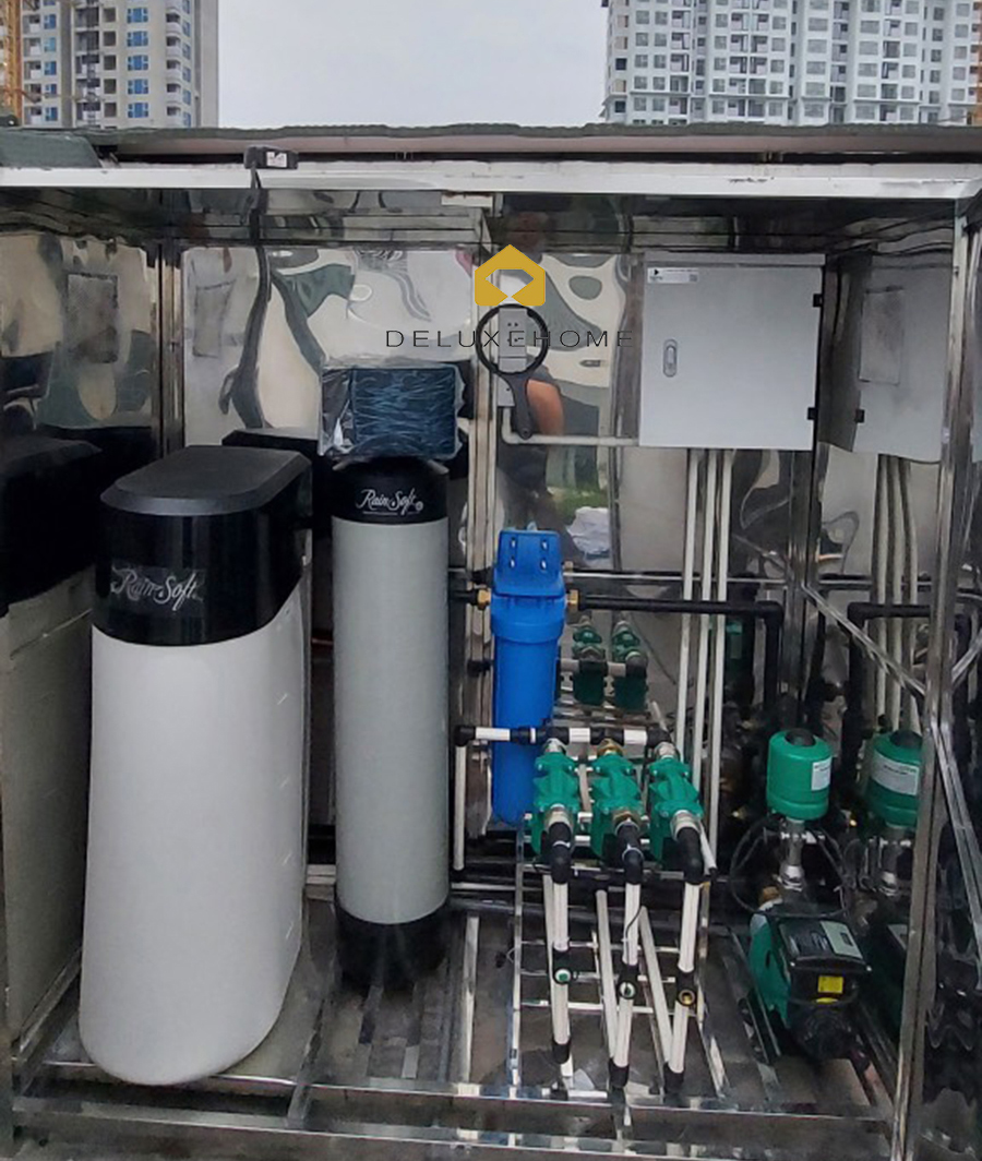 lọc tổng, hệ thống lọc tổng, lọc tổng trung tâm, biệt thự anh Huy