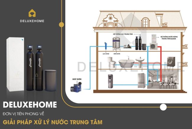 Hệ thống lọc tổng , hệ thống nước nóng trung tâm, giải pháp nước trung tâm