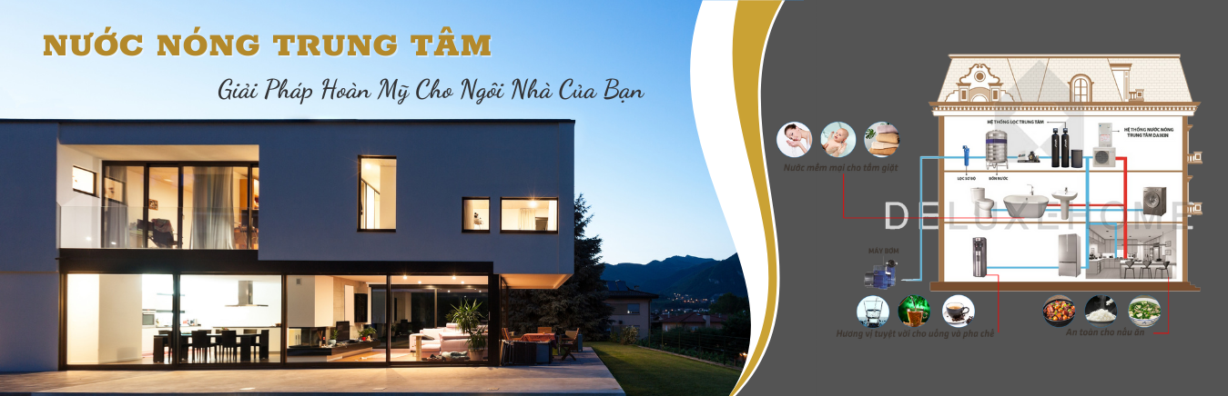 nước nóng trung tâm heatpump