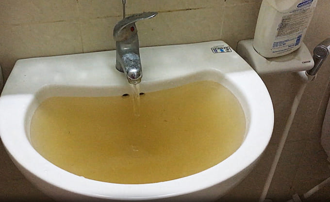 nước sinh hoạt nhiễm clo