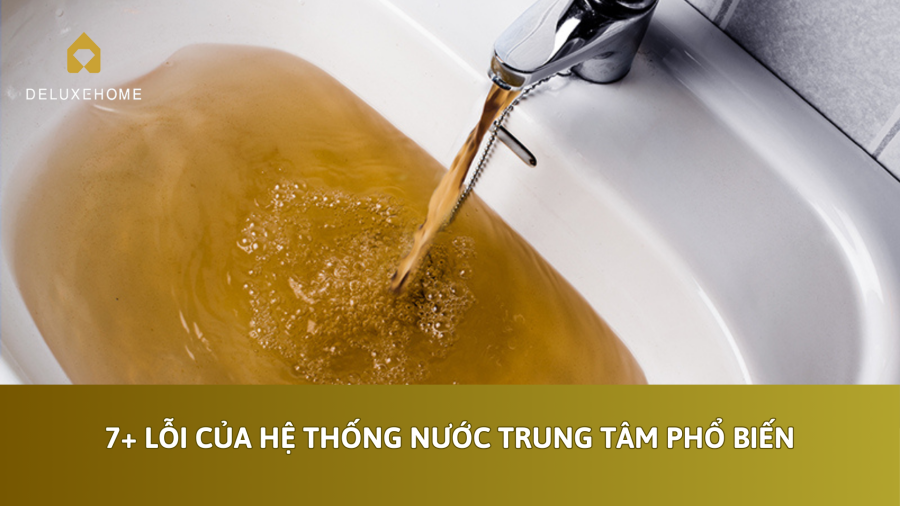 lỗi của hệ thống nước trung tâm