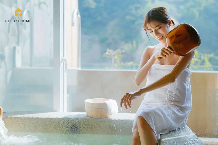 Nhiệt độ nước tắm phù hợp